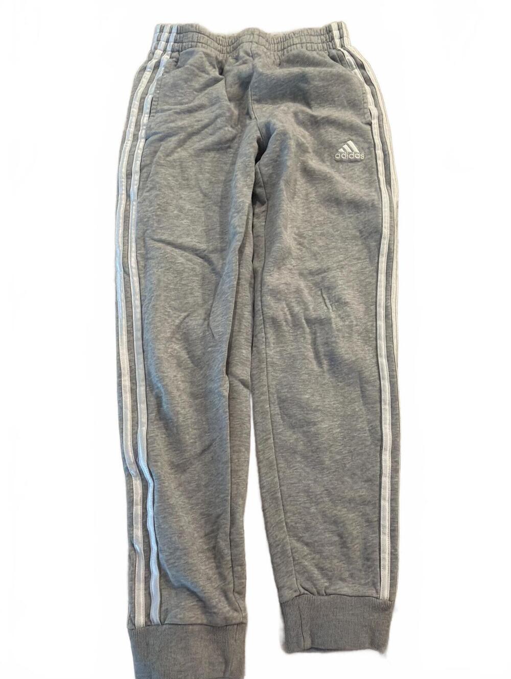 Adidas Boys Medium Gray Sweatpants Size 10/12